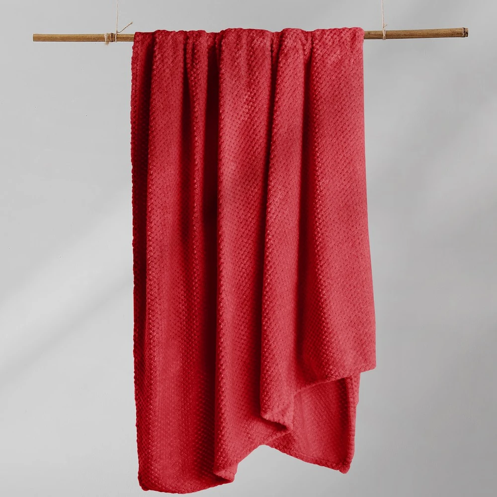 Pledas DecoKing Henry, raudonas, 220 cm x 240 cm