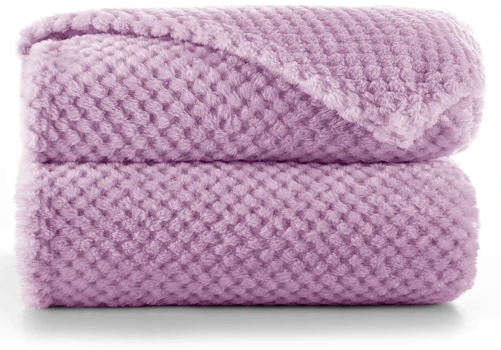 Pledas DecoKing Henry, violetinis, 240 cm x 220 cm