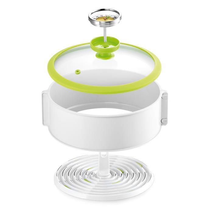 TESCOMA ADAPTERŲ RINKINYS PRODUKTŲ PASTRAVIMUI SU TERMOMETRA Ø 24cm