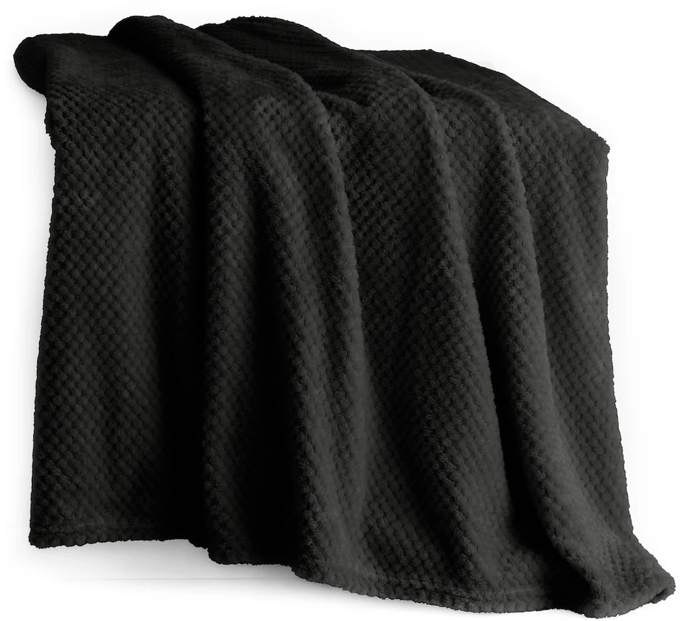 Pledas DecoKing Henry, juodas, 240 cm x 220 cm