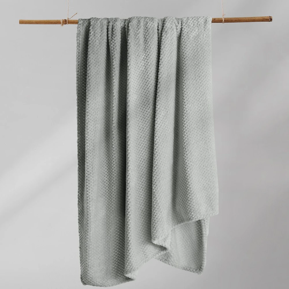DecoKing Pilka antklodė 70×150 HENRY