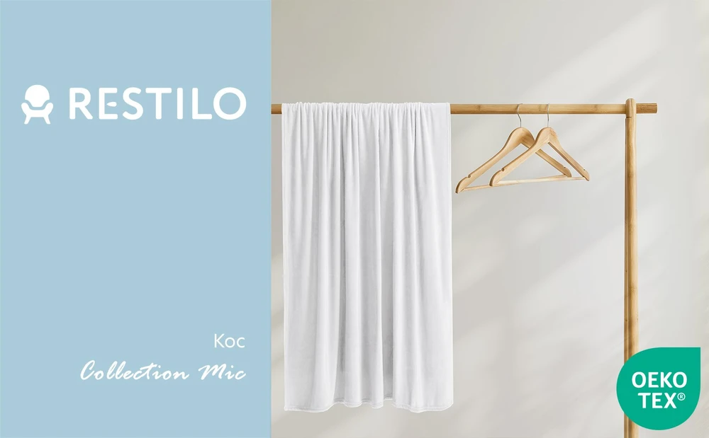 Balta antklodė DecoKing MIC 200×220 cm