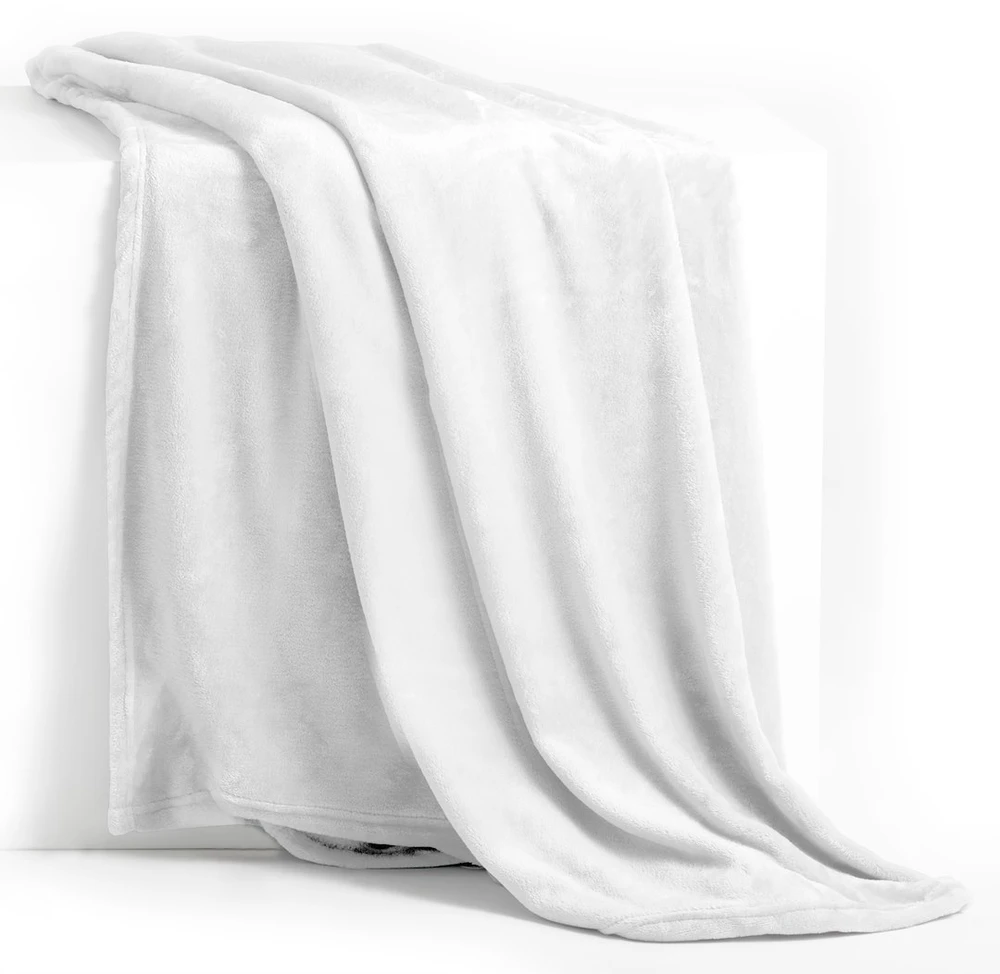 Balta antklodė DecoKing MIC 200×220 cm