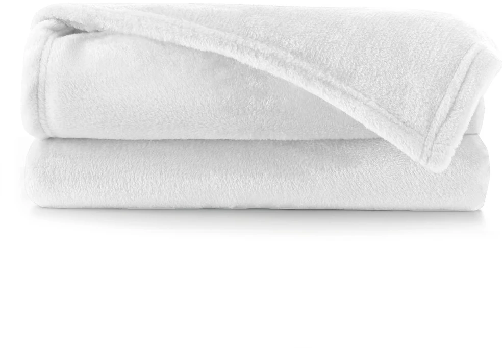 Balta antklodė DecoKing MIC 200×220 cm