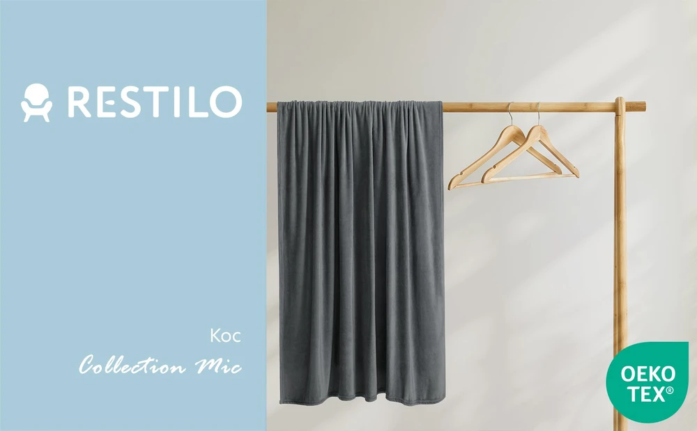 DecoKing Grafitinė antklodė MIC 200x220