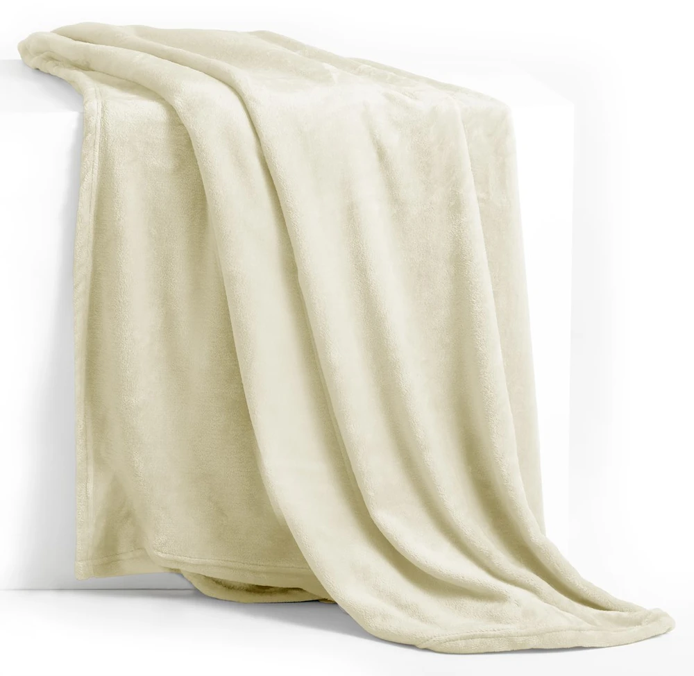 DecoKing Kreminės spalvos antklodė MIC 160x210