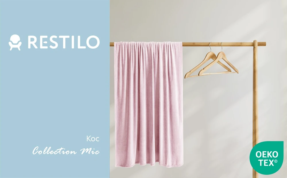 DecoKing Antklodė MIC pudrinės rožinės spalvos 150×200
