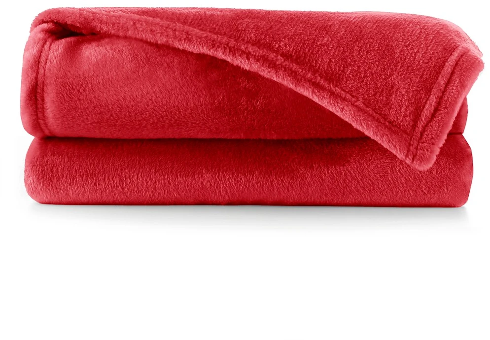 DecoKing Raudona antklodė MIC 150 x 200 cm