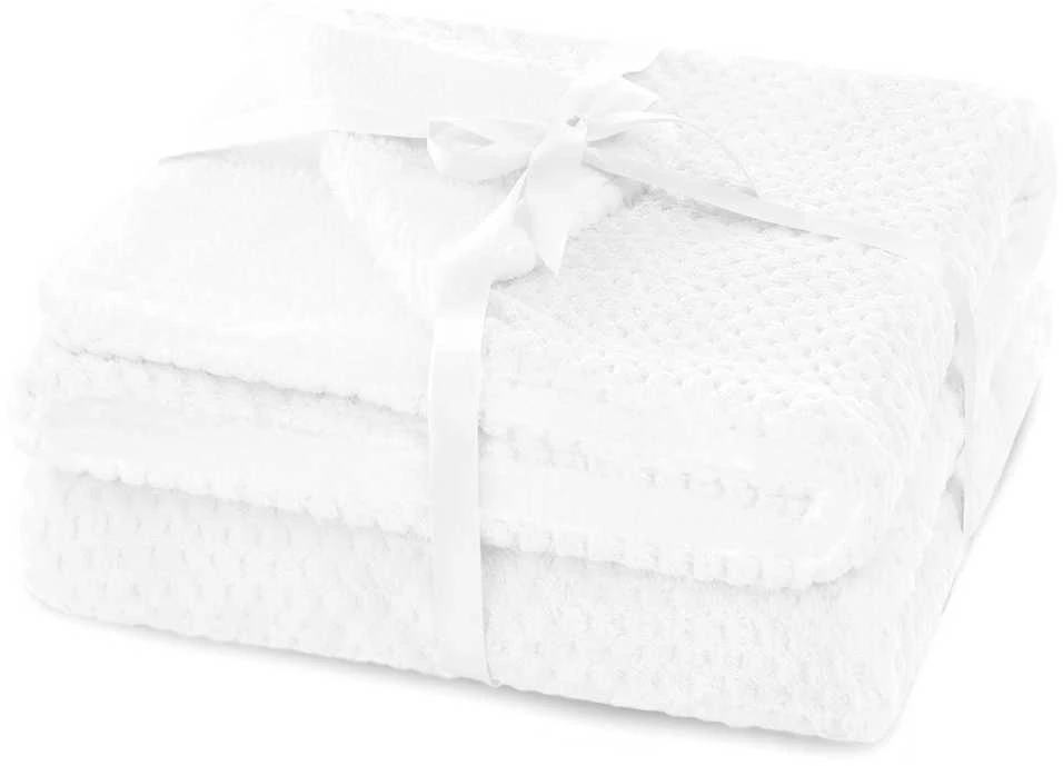 AmeliaHome Pledas SHLEEPY, 130X180 cm, spalva: balta