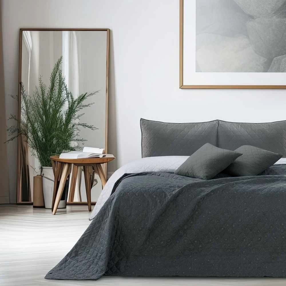 DecoKing Lovatiesė 200 × 220 cm, pilka