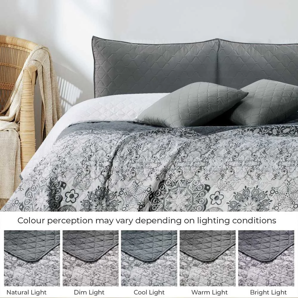DecoKing Lovatiesė 260 × 280 cm, pilka