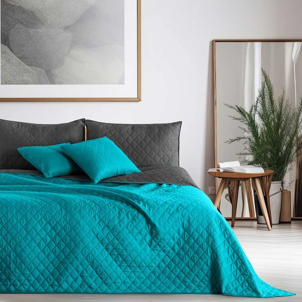 DecoKing Lovatiesė 220 × 240 cm, grafito spalvos