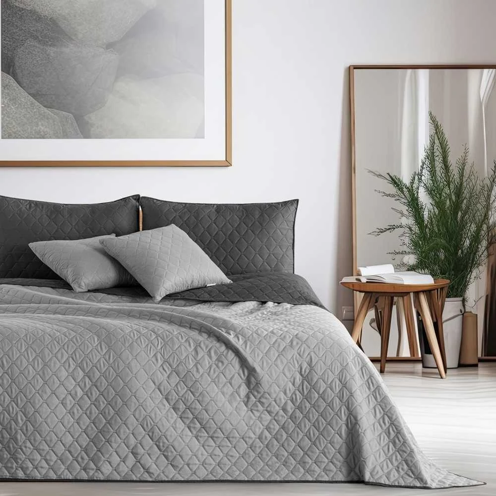 DecoKing Lovatiesė 260 × 280 cm (260x280), pilkos spalvos