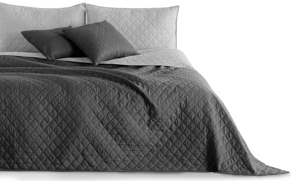 DecoKing Lovatiesė 200 × 220 cm, tamsiai pilkos ir sidabro spalvos