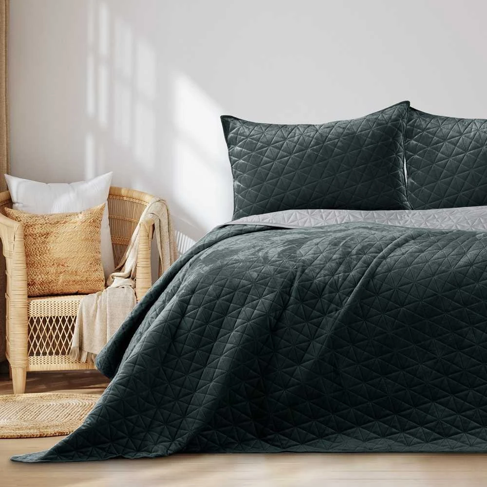 AmeliaHome lovatiesė LAILA, 170x210 cm, spalva: grafito
