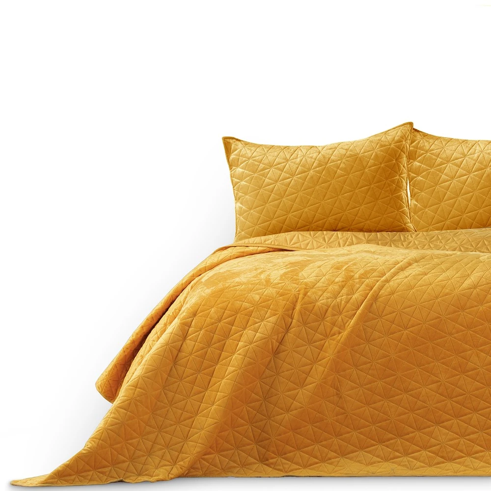 AmeliaHome lovatiesė LAILA, 240x260 cm, spalva: geltona