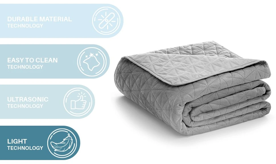 AmeliaHome Lovatiesė 260 × 280 cm AH Sidabrinis