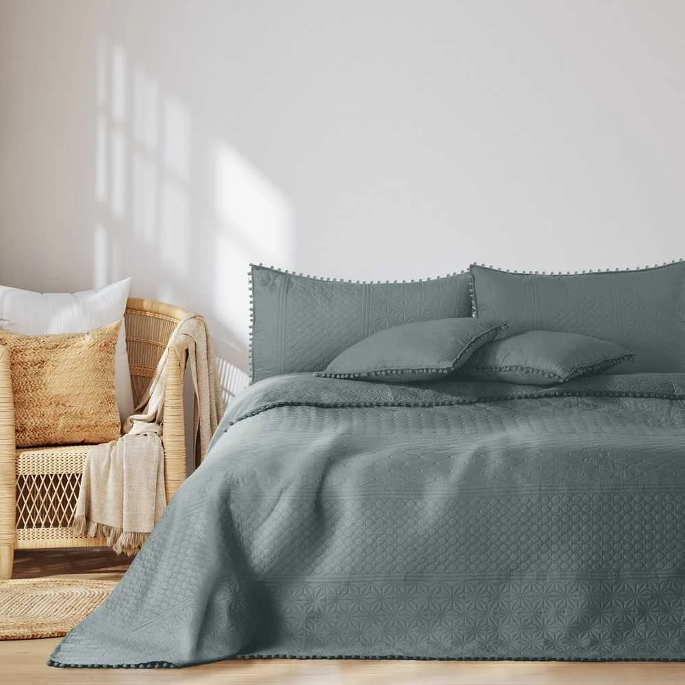 AmeliaHome Lovatiesė 220 × 240 cm (220x240), anglies spalvos AH