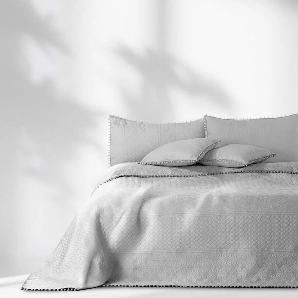 AmeliaHome Lovatiesė 240 × 260 cm AH Sidabrinis