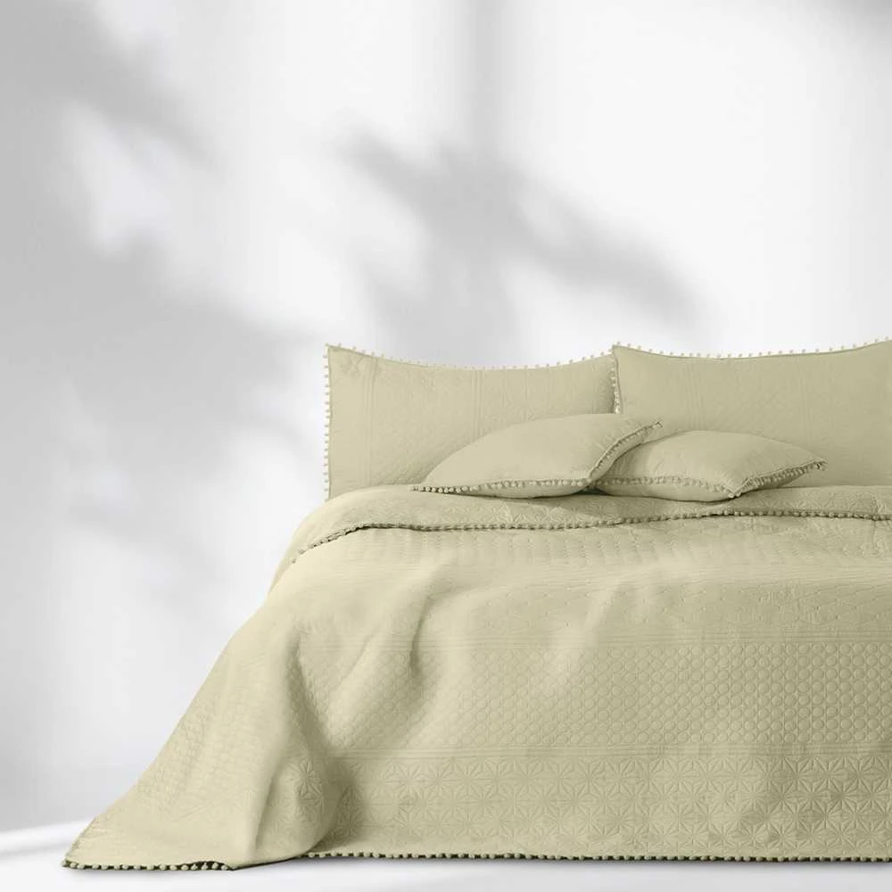 AmeliaHome Lovatiesė 200 × 220 cm, smėlio spalvos AH