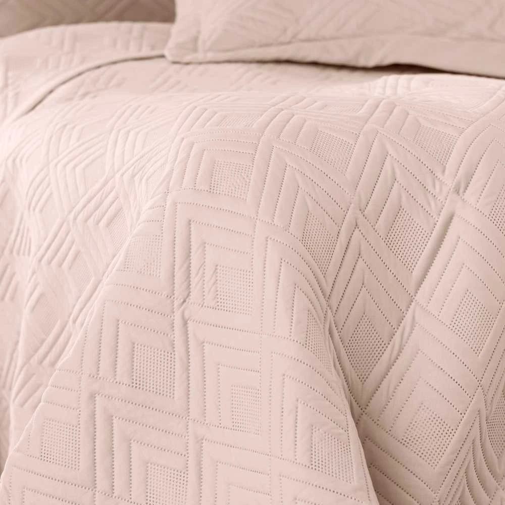 AmeliaHome Lovatiesė 260 × 280 cm, pudrinės rožinės spalvos AH