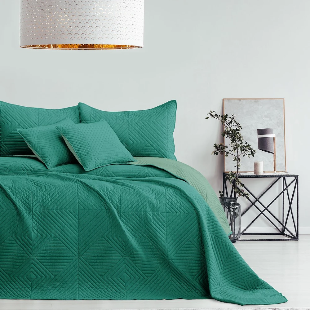 AmeliaHome Lovatiesė 260 × 280 cm, žalios spalvos