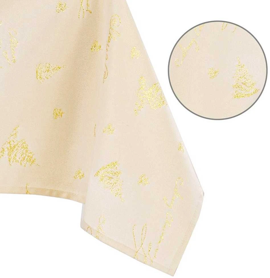 AmeliaHome TCLOTH/AH/CHRISTMASEVE/HMD/GOLD/30X100