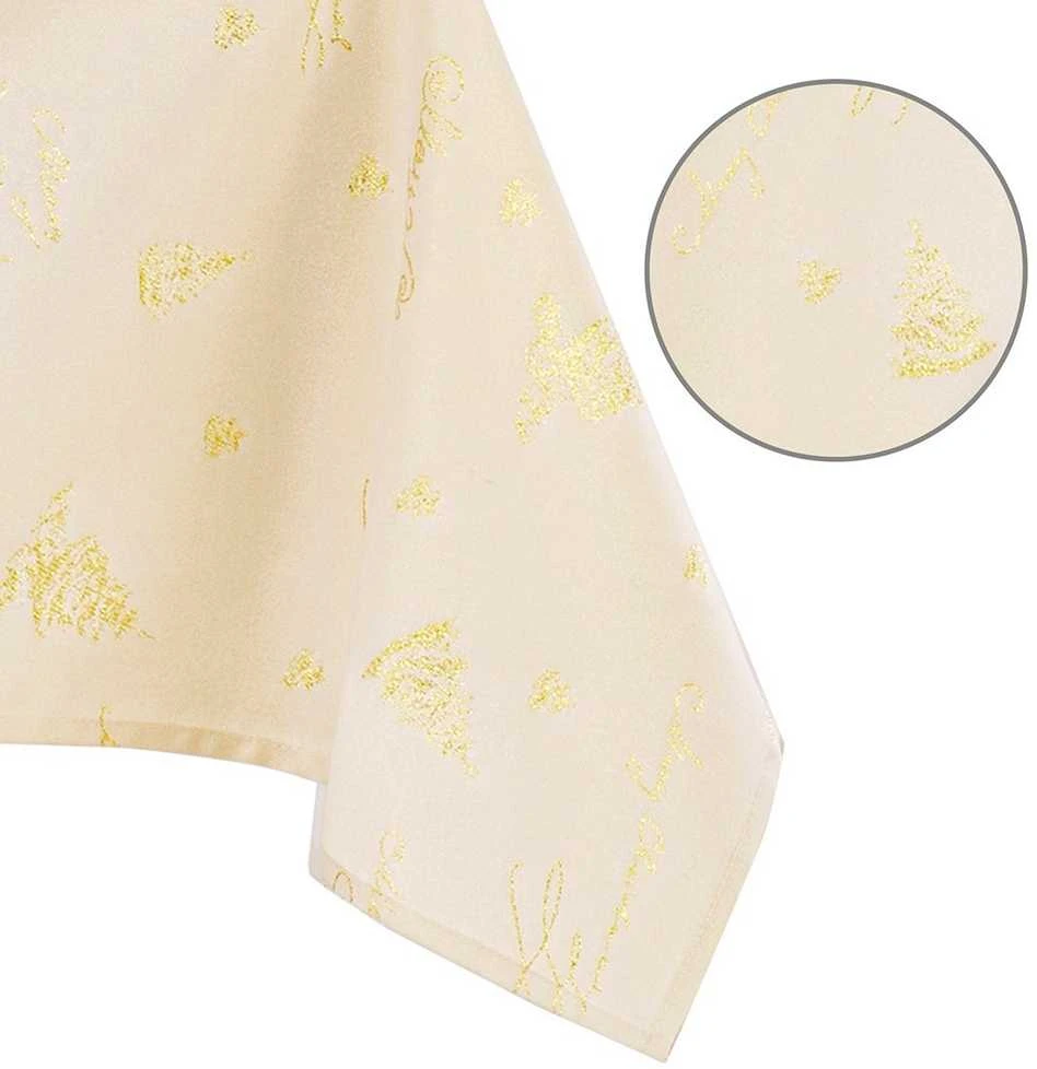 AmeliaHome TCLOTH/AH/CHRISTMASEVE/HMD/GOLD/40X120