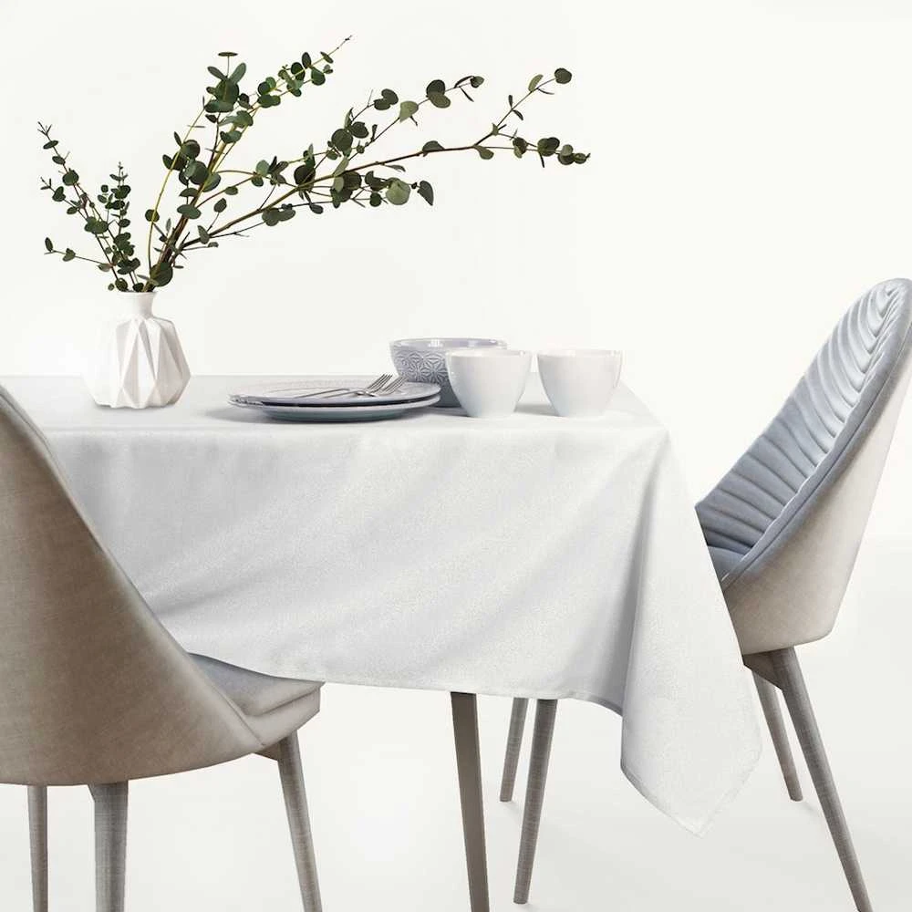 AmeliaHome Staltiesė balta EMPIRE 140×400 cm