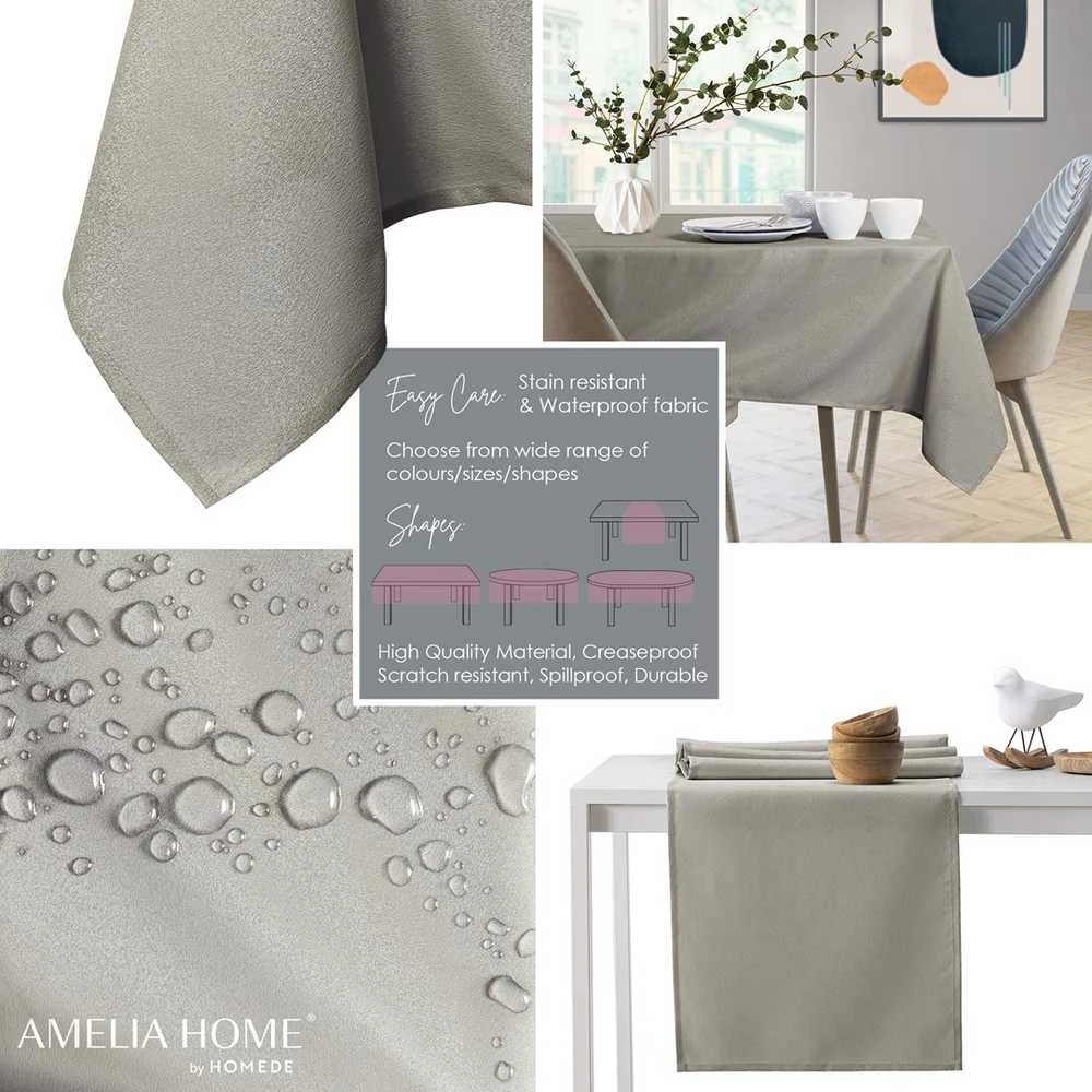 AmeliaHome Cappuccino spalvos staltiesė 140×400 cm