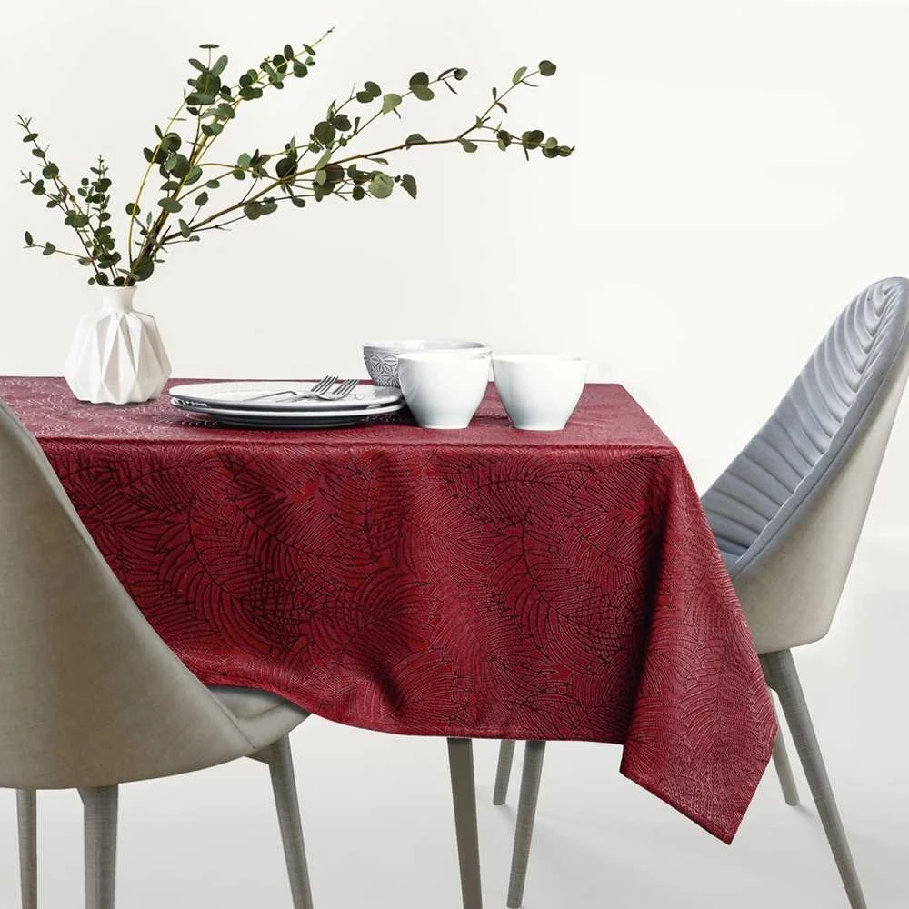 Staltiesė 140×350 bordo spalvos AmeliaHome