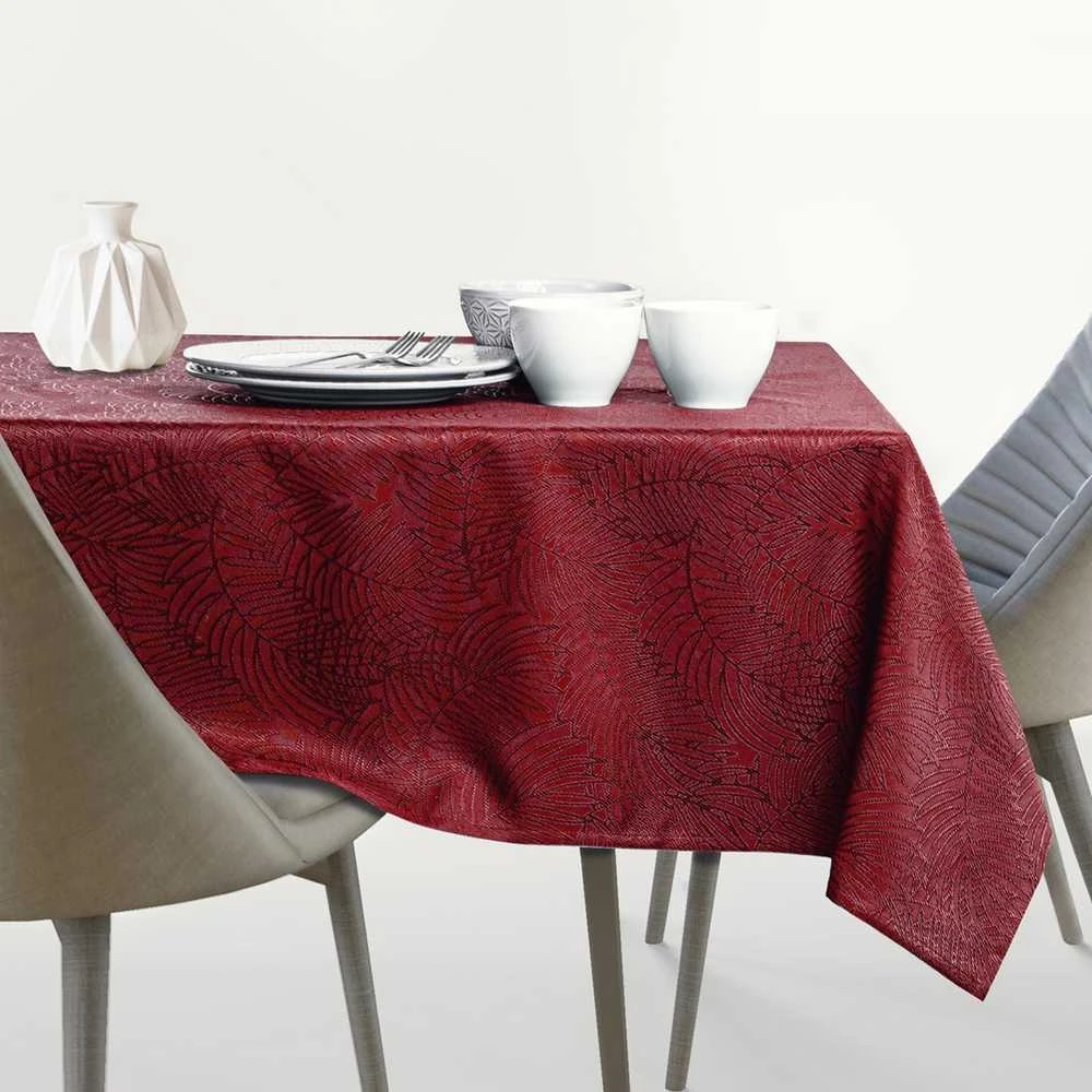 Staltiesė 140×350 bordo spalvos AmeliaHome