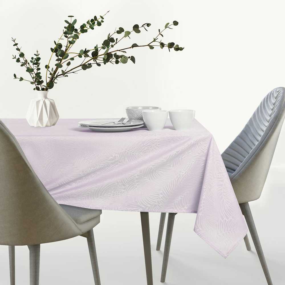 „Gaia Lilac“ reljefinė augalų staltiesė 115x300+35x300 AmeliaHome