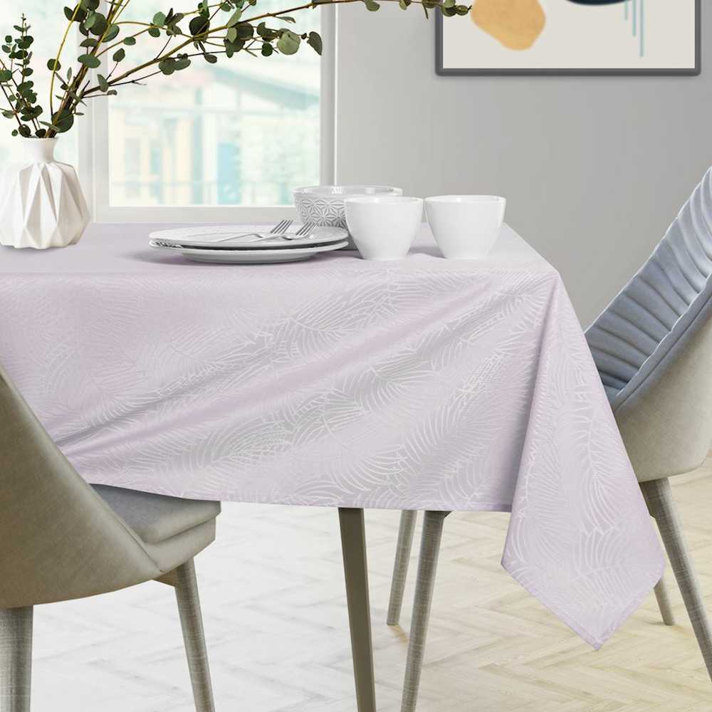 „Gaia Lilac“ reljefinė augalų staltiesė 115x300+35x300 AmeliaHome
