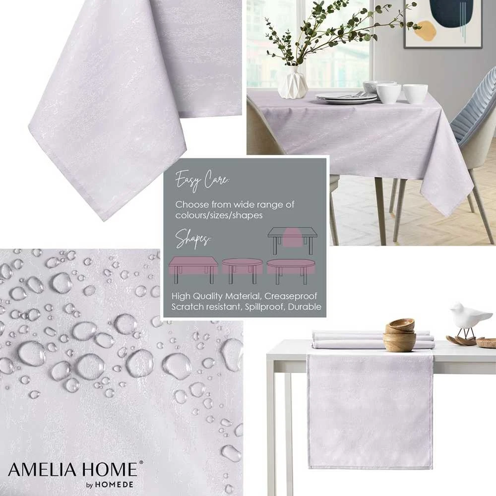 AmeliaHome Staltiesė 140×340 cm lilacinė AH VESTA