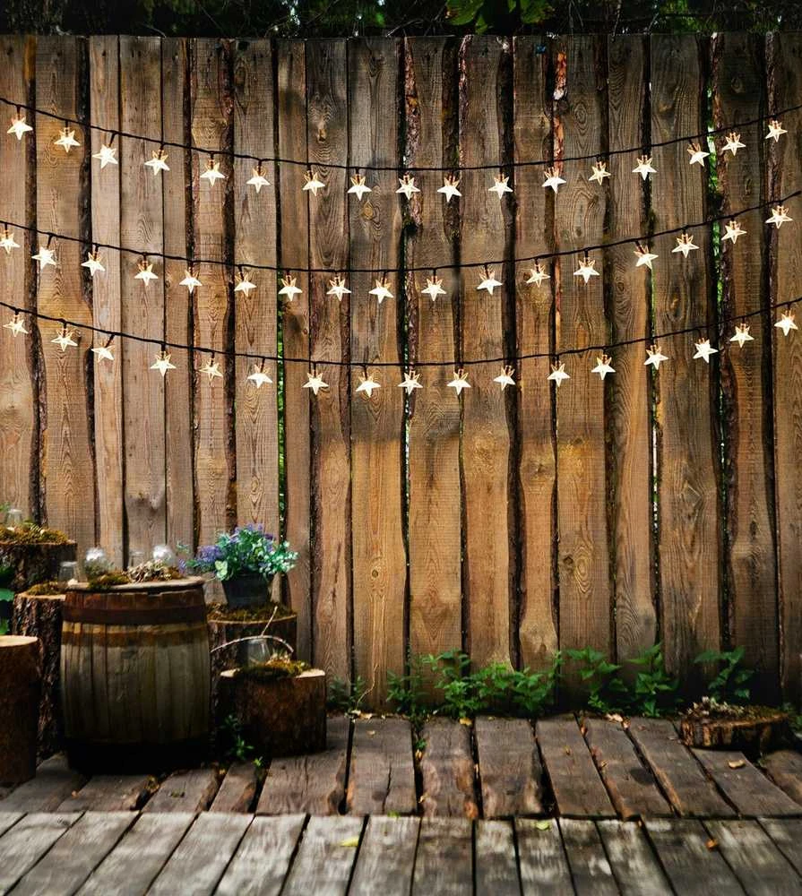 Elektrinė girlianda DecoKing LED Star, balta, 12.5 m