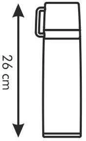 Nerūdijančio plieno termosas su puodeliu TESCOMA CONSTANT, 0,5 l