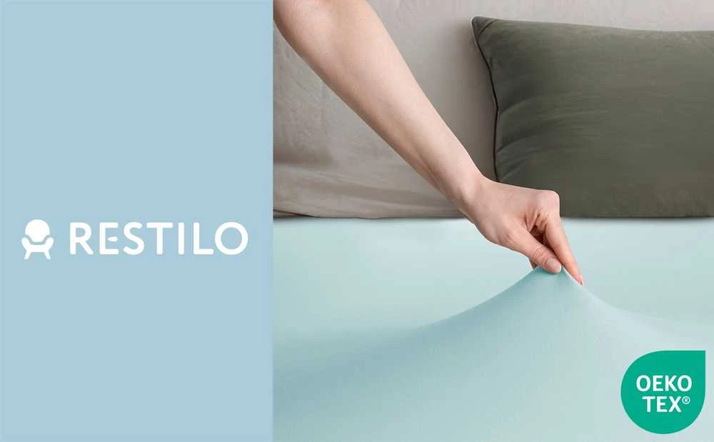 CLASSIC Lakštas GINTARO spalvos mėtų stiliaus klasikinis medžiagos tipas - tekstilės džersis 200-220x200 DecoKing