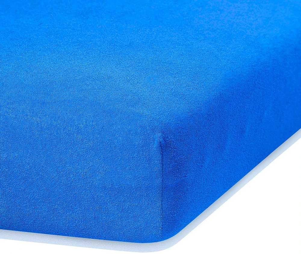 Paklodė su guma 140–160x200 cm mėlyna
