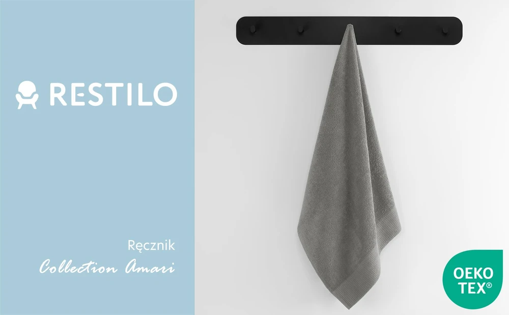 AmeliaHome Rankšluostis 50 × 100 cm AH AMARI SIL