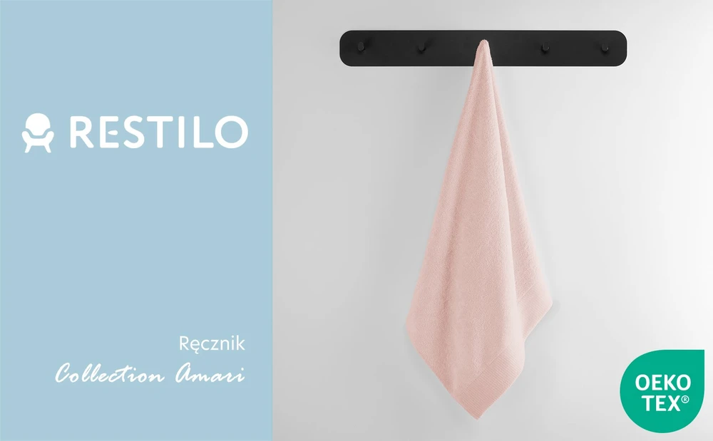 AmeliaHome Rankšluostis 70 × 140 cm, rožinės spalvos AH AMARI