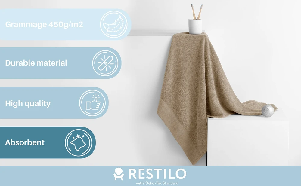 AmeliaHome Rankšluostis 70 × 140 cm AH AMARI BEI
