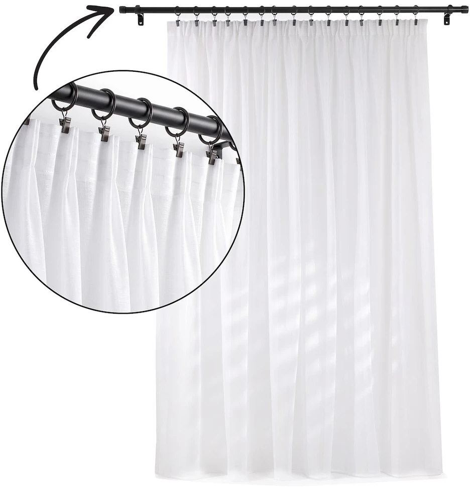Užuolaida su daugiafunkce juosta Restilo Cloud 300 × 260 cm, balta