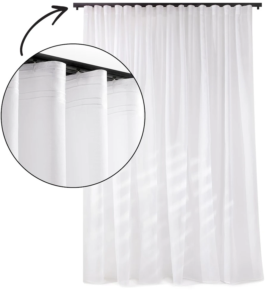 Užuolaida su daugiafunkcine juosta Restilo Cloud 200 × 230 cm, balta