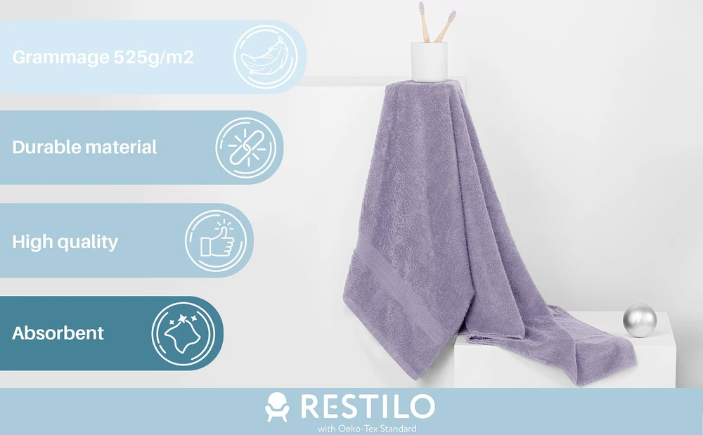 Rankšluostis DecoKing Rankšluosčių komplektas 2 × 70 × 140 cm ir 2 × 50 × 100 cm MARINA LIL