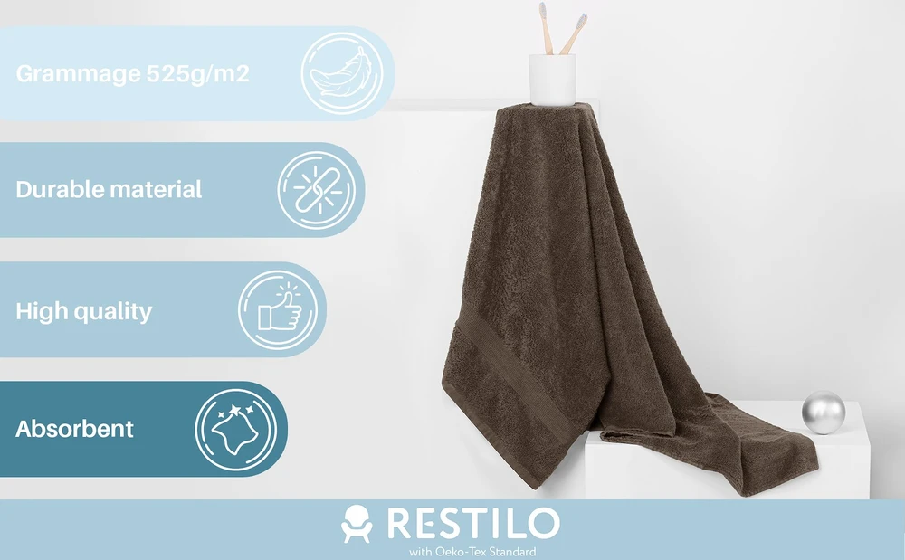 Rankšluostis DecoKing Rankšluosčių rinkinys 2 × 70 × 140 cm, 4 × 50 × 100 cm, 4 × 30 × 50 cm MARINA BRO