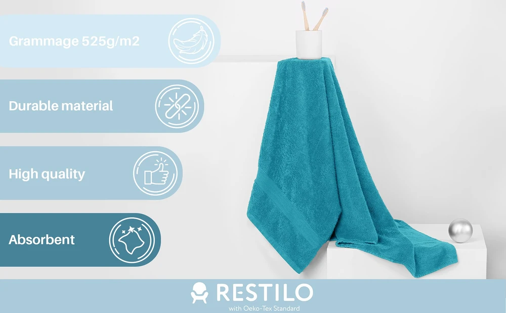 Rankšluostis DecoKing Rankšluosčių komplektas 70 × 140 cm MARINA TUR