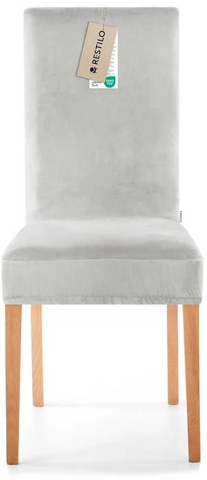 RESTILO SENTO cover, pilkas, plain, classic style, velour material type
