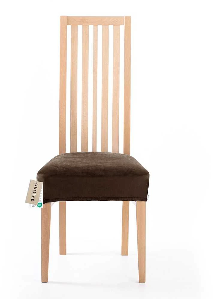 Kėdės sėdynės užvalkalas 40×40 cm tamsiai rudos spalvos Restilo