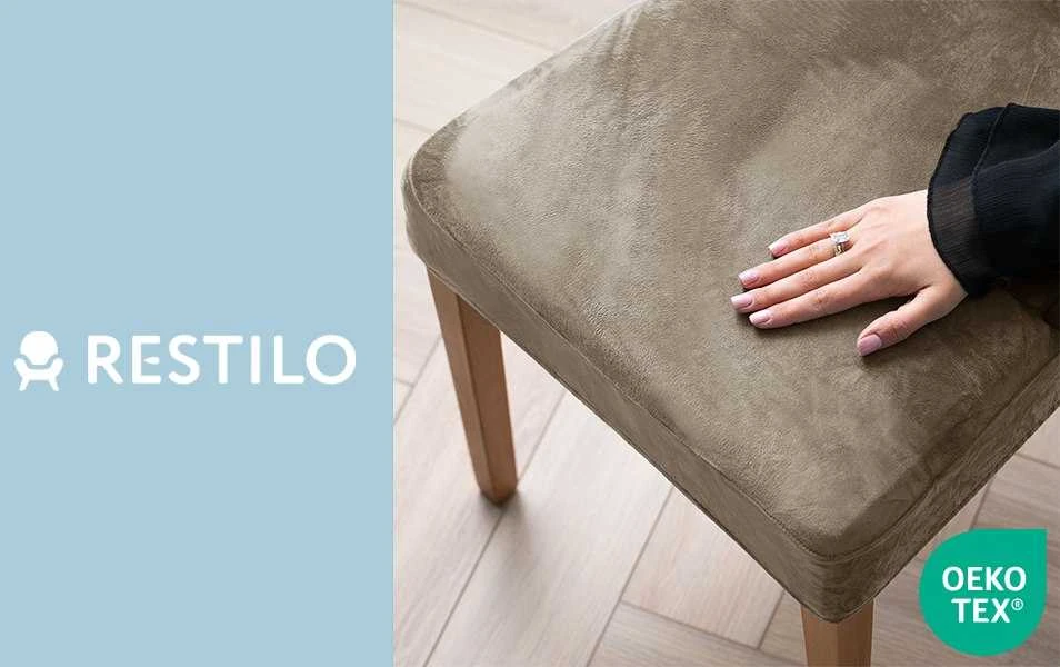 CLASSIC RESTILO sofos užvalkalas SENTO, smėlio spalvos, vienspalvis, klasikinio stiliaus